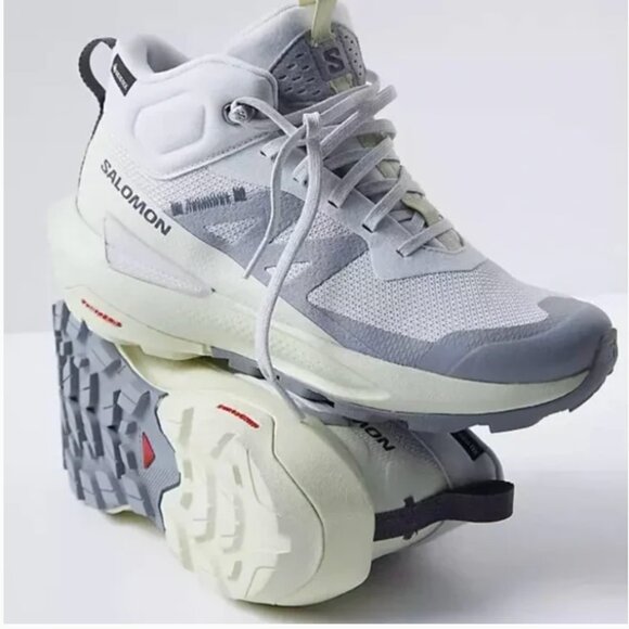 SALOMON Elixer Activ Mid GTX Sneaker Glacier Gray / Aloe Wash - Picture 1 of 4